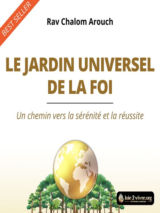 Title details for Le jardin universel de la foi by Rav Chalom Arouch - Available
